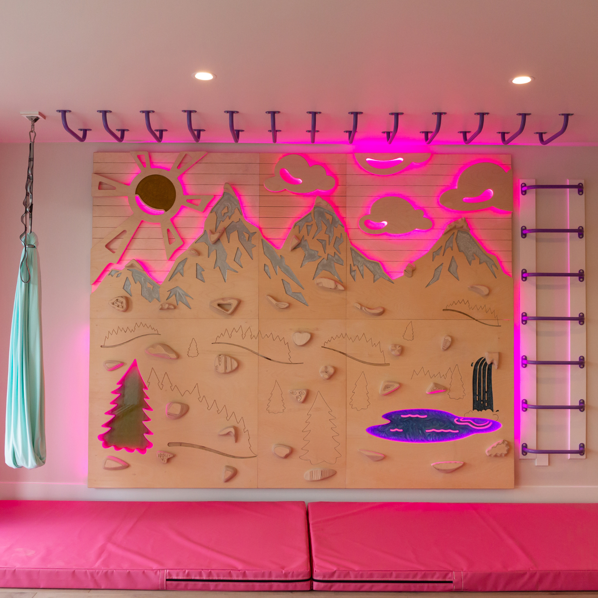 Aesthetic, Sensory-Friendly Indoor Climbing Wall for Kids | Goat Wall