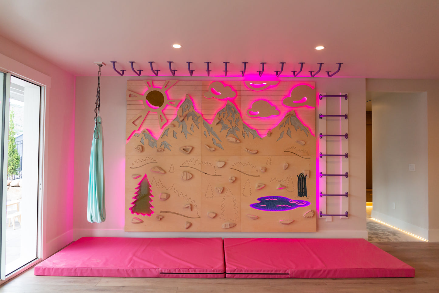 GOAT WALL - Aesthetic Indoor Kids Climbing Wall Kit