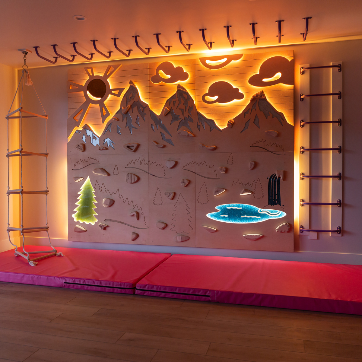 Aesthetic, Sensory-Friendly Indoor Climbing Wall for Kids | Goat Wall