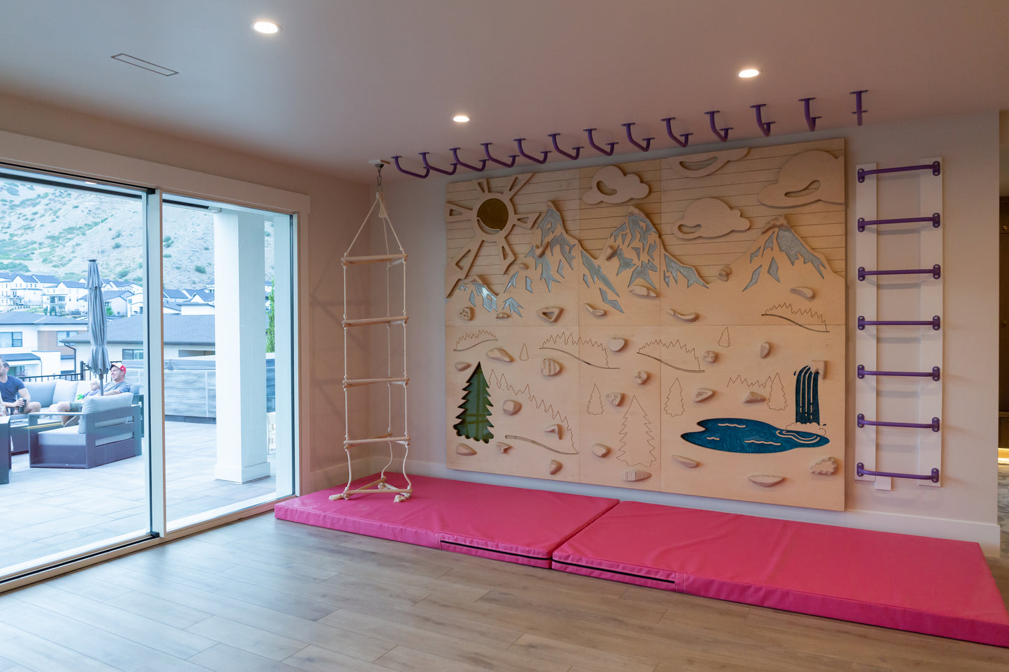 GOAT WALL - Aesthetic Indoor Kids Climbing Wall Kit