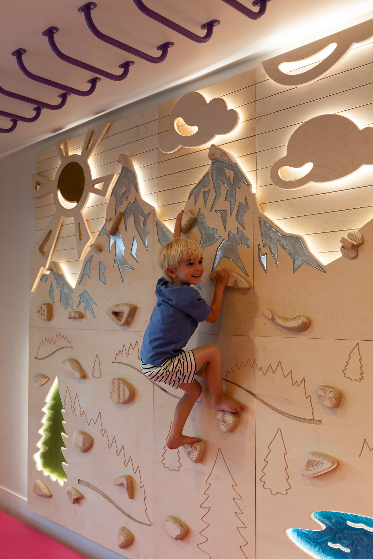 GOAT WALL - Aesthetic Indoor Kids Climbing Wall Kit