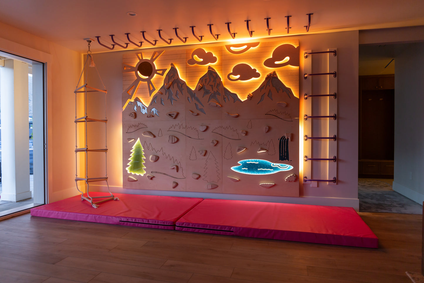 GOAT WALL - Aesthetic Indoor Kids Climbing Wall Kit
